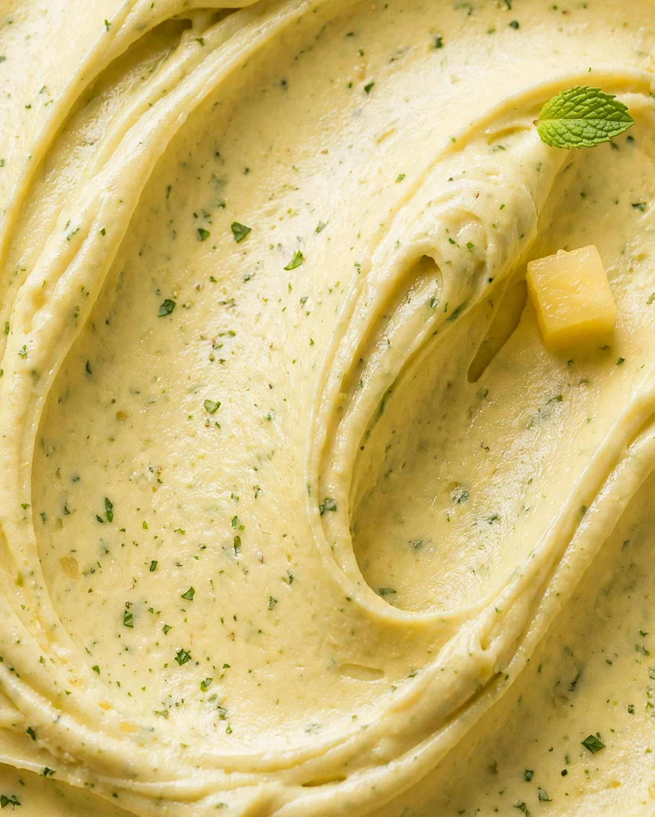 gelato ananas menta